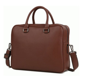 Коричневый кожаный портфель Bexhill M47-22685-1C