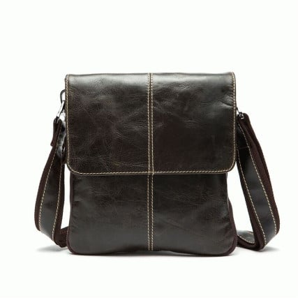 Мужская кожаная коричневая сумка Buffalo Bags M8006C – Фото 1