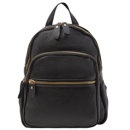 Женский кожаный рюкзак Mike Browen черный MB172black – Фото 1