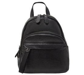 Женский кожаный рюкзак Mike Browen черный MB319black
