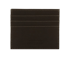 Кредитница кожаная Woodbridge черная NC4042 BLK