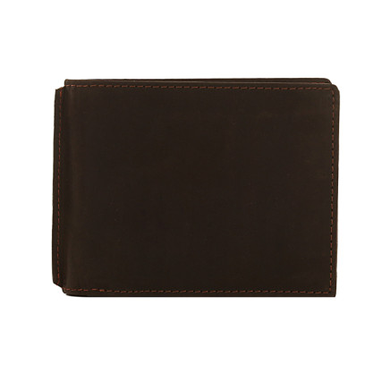 Мужской кожаный кошелек Woodbridge коричневый – Фото 1