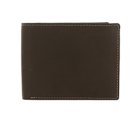 Мужской кожаный кошелек Woodbridge черный