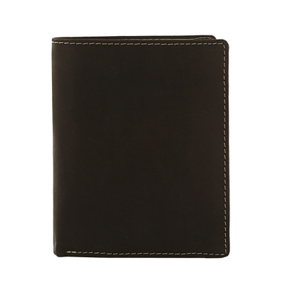 Мужской кожаный кошелек Woodbridge черный – Фото 1