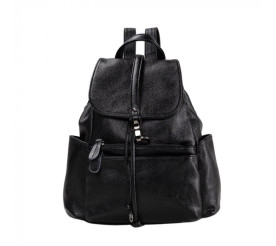 Кожаный рюкзак OLIVIA LEATHER черный nwbp27-8836A-Bp