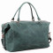 Кожаная дорожная сумка саквояж Sak-004green