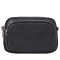 Кожаная женская сумка на плечо STLY & leather fashion черная SL77099black
