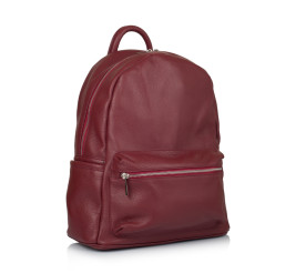 Женский кожаный рюкзак Virginia Conti (Италия) красный VC00459red