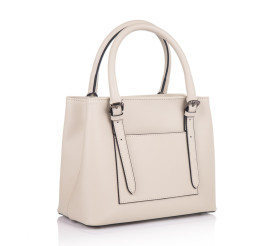 Кожаная женская бежевая сумка Virginia Conti (Италия) VC01360beige