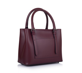 Кожаная женская сумка Virginia Conti (Италия) бордовая VC01360bordo