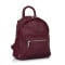 Женский кожаный рюкзак Virginia Conti (Италия) бордовый VC01383bordo