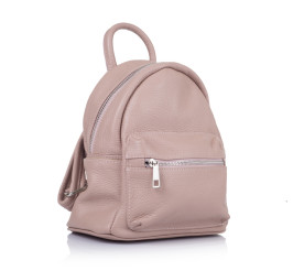Женский кожаный рюкзак Virginia Conti (Италия) пудра VC01383powder