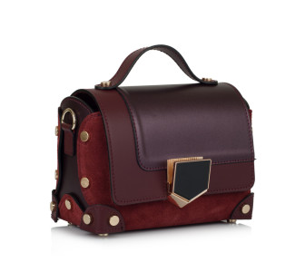 Кожаная женская сумка Virginia Conti (Италия) бордовая VC01390bordo Кожаная женская сумка Virginia Conti (Италия) бордовая VC01390bordo