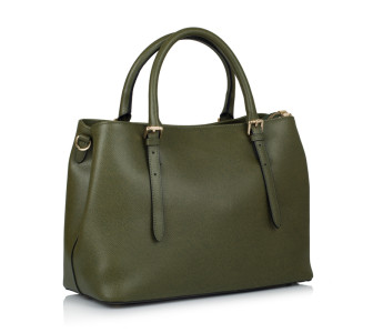 Кожаная женская сумка Virginia Conti (Италия) зеленая VC01506green Кожаная женская сумка Virginia Conti (Италия) зеленая VC01506green