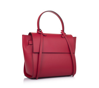 Кожаная женская сумка Virginia Conti (Италия) красная VC01513red Кожаная женская сумка Virginia Conti (Италия) красная VC01513red