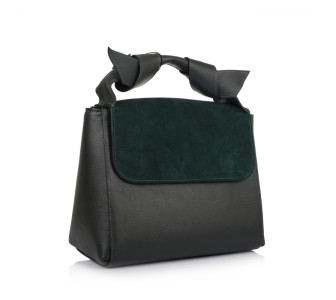 Кожаная женская сумка Virginia Conti (Италия) зеленая VC01547green Кожаная женская сумка Virginia Conti (Италия) зеленая VC01547green