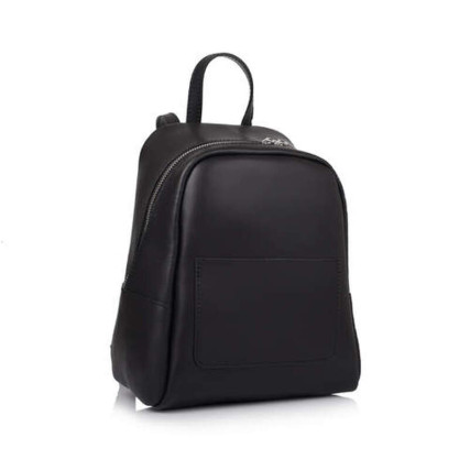 Женский кожаный рюкзак Virginia Conti (Италия) черный VC04932black – Фото 1