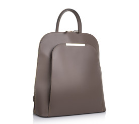 Женский кожаный рюкзак Virginia Conti (Италия) темный тауп VC01345dtaupe