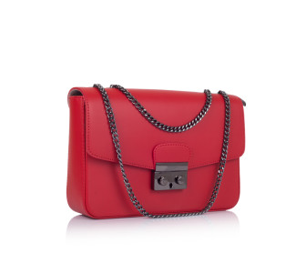 Кожаная женская сумка Virginia Conti (Италия) красная VC14036red Кожаная женская сумка Virginia Conti (Италия) красная VC14036red