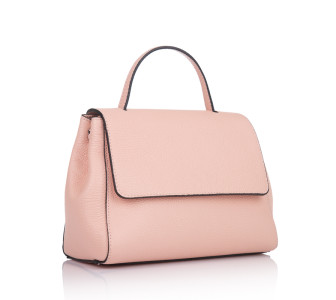 Кожаная женская сумка Virginia Conti (Италия) розовая VC1700pink