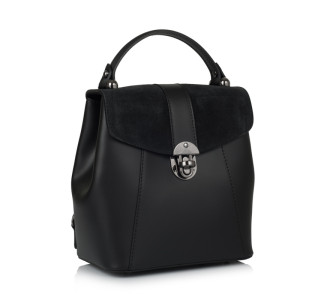 Кожаная женская сумка-рюкзак Virginia Conti (Италия)