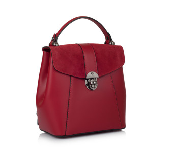 Кожаная женская сумка-рюкзак Virginia Conti (Италия)