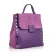 Женский кожаный рюкзак Virginia Conti (Италия) фиолетовый VC01714violet