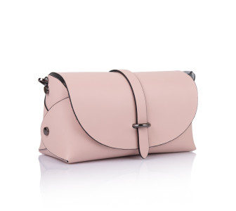 Кожаная женская сумка Virginia Conti (Италия) розовая VC17318pink