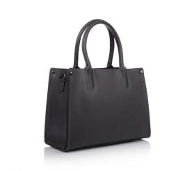 Кожаная женская сумка Virginia Conti (Италия) серая VC1835grey