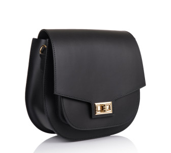 Кожаная женская сумка Virginia Conti (Италия) черная VC1963black Кожаная женская сумка Virginia Conti (Италия) черная VC1963black