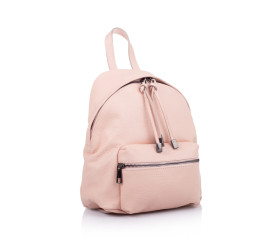 Женский розовый кожаный рюкзак Virginia Conti (Италия) розовый VC8300pink