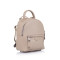 Женский кожаный рюкзак Virginia Conti (Италия) бежевый VC8434beige