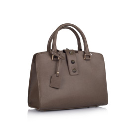 Кожаная женская сумка Virginia Conti (Италия) тауп VC8844taupe