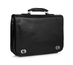 Кожаная сумка для ноутбука 15,6" Virginia Conti (Италия) черная VCm141305/08810black