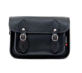 Кожаная женская сумка Satchel Yoshi черная