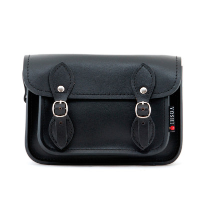 Кожаная женская сумка Satchel Yoshi черная – Фото 1