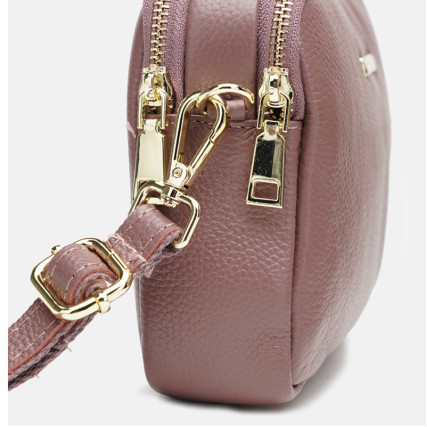 Кожаная бежевая женская сумка Borsa Leather K11906-beige – Фото 4