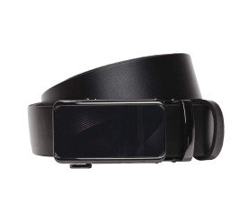 Кожаный ремень Borsa Leather черный 125v1genav2