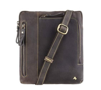 Мужская кожаная сумка Visconti (Великобритания) коричневая 15056 OIL BR