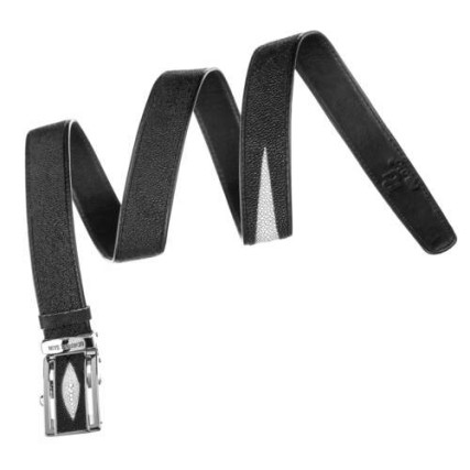 Мужской ремень STINGRAY LEATHER из кожи ската – Фото 3