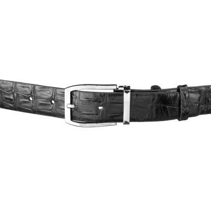 Мужской ремень CROCODILE LEATHER из кожи крокодила – Фото 2