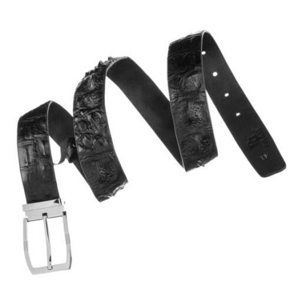 Мужской ремень CROCODILE LEATHER из кожи крокодила – Фото 3