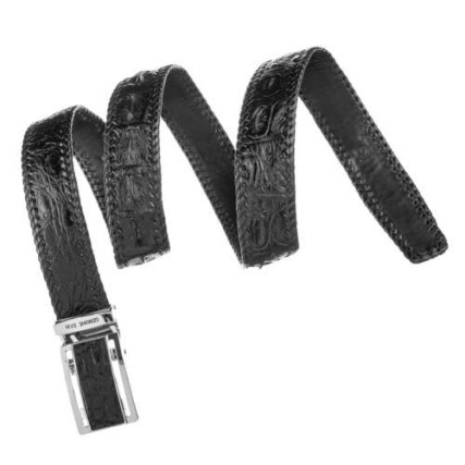 Мужской ремень CROCODILE LEATHER из кожи крокодила – Фото 3