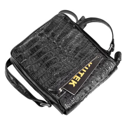 Мужская сумка CROCODILE LEATHER из кожи крокодила – Фото 5
