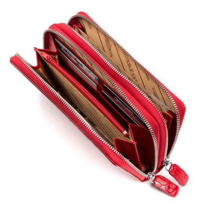 Женский клатч CROCODILE LEATHER из кожи крокодила – Фото 3