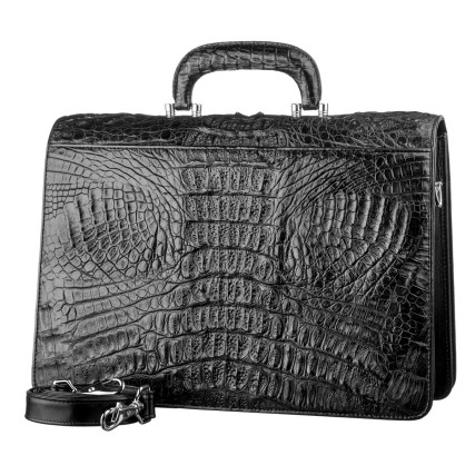 Портфель CROCODILE LEATHER из кожи крокодила – Фото 2