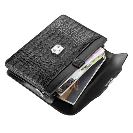 Портфель CROCODILE LEATHER из кожи крокодила – Фото 4