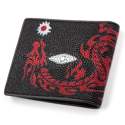 Мужской кошелек из кожи ската STINGRAY LEATHER – Фото 2
