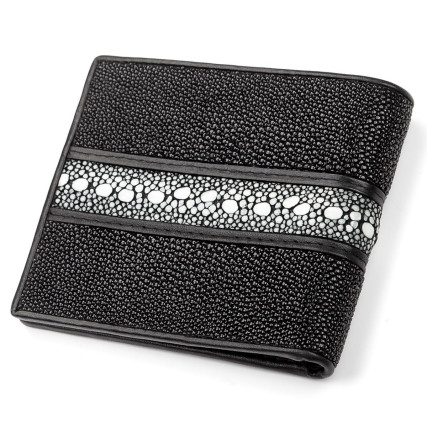 Мужской кошелек из кожи ската STINGRAY LEATHER – Фото 2