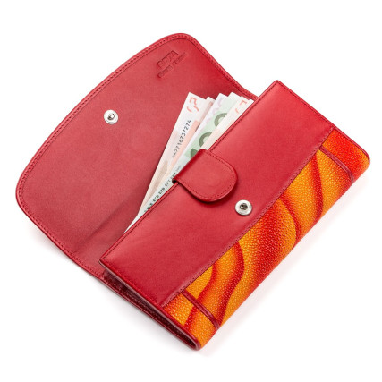 Женский кошелек из кожи ската STINGRAY LEATHER – Фото 3